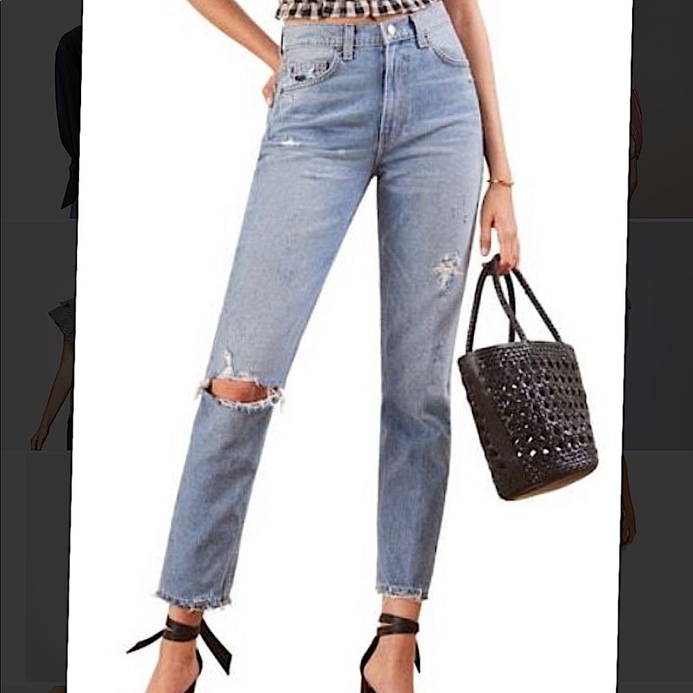 Reformation Julia High Waist Cigarette Jeans Sz.30